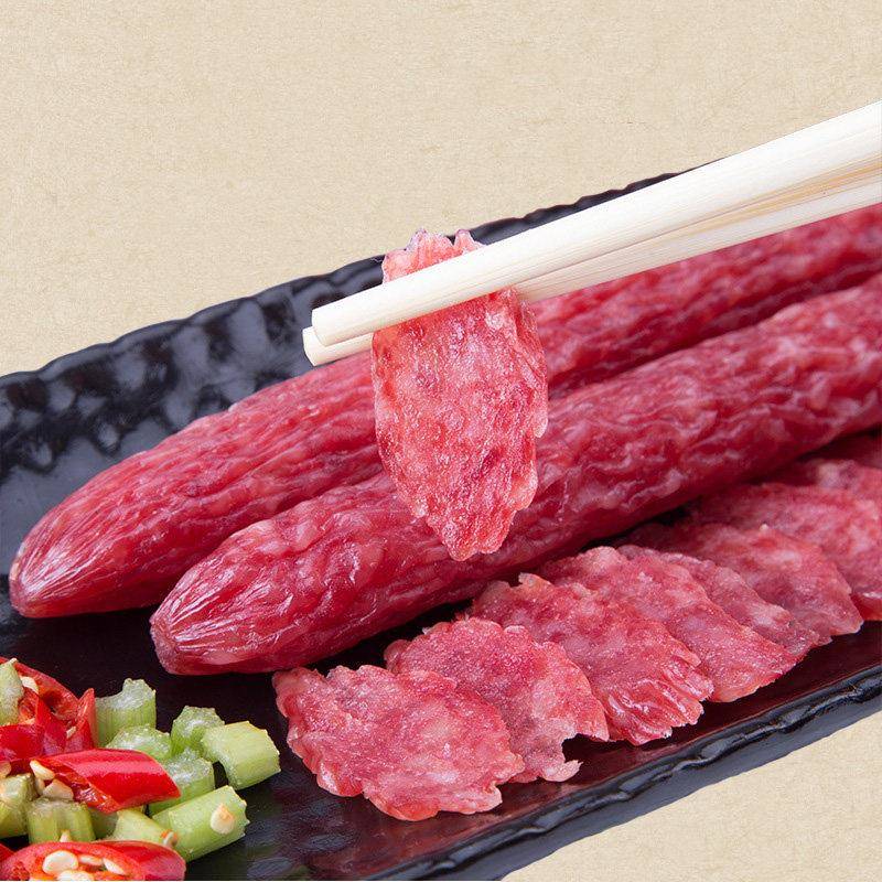 广式全瘦腊肠2斤特瘦加瘦广味广东香肠黄圃腊肠腊肉咸甜味瘦肉肠