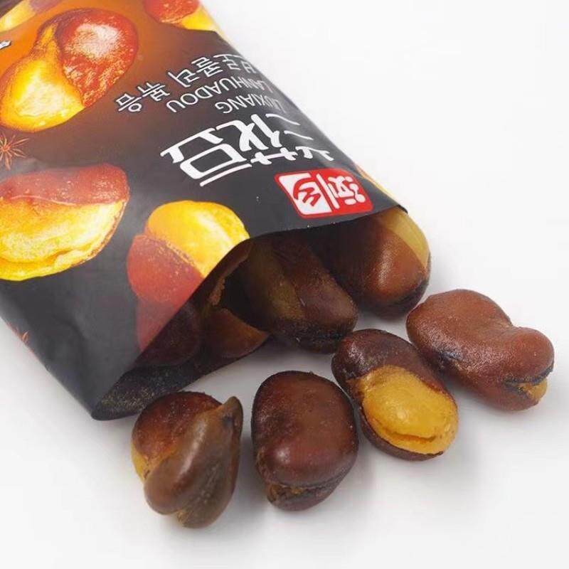 浏乡蚕豆500g即食牛肉蟹黄味蚕豆休闲 办公室网红零食品小吃