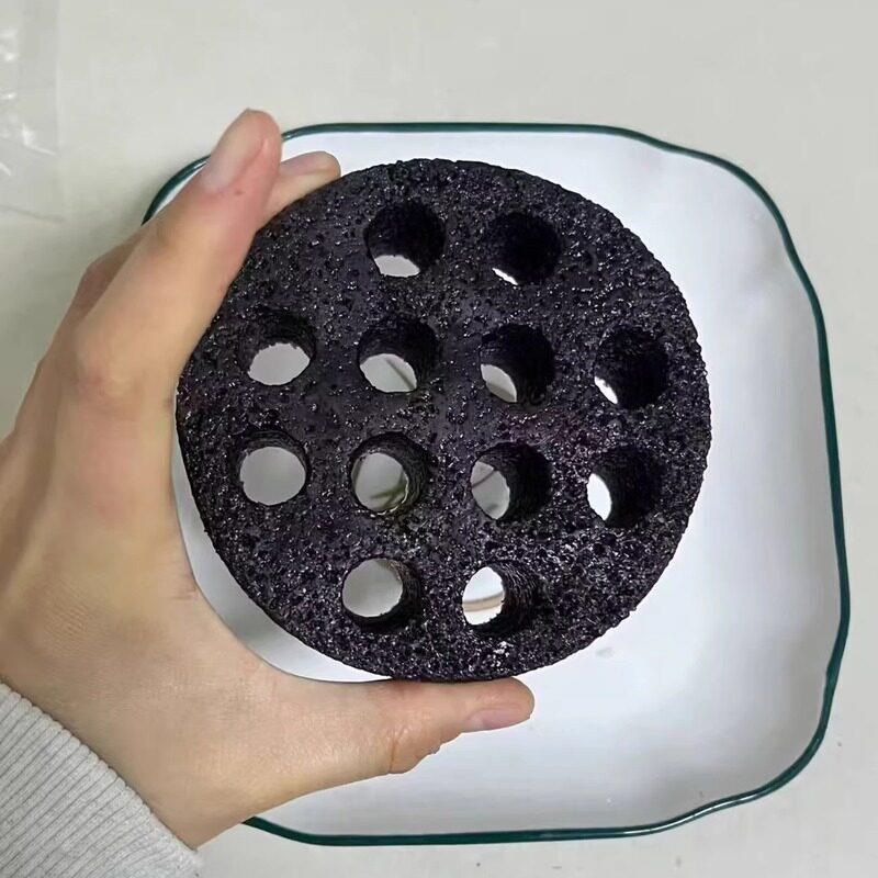 新塍丰隆斋早餐黑米糕网红黑煤蛋糕手工玉米糕创意蜂窝煤糕点粗粮
