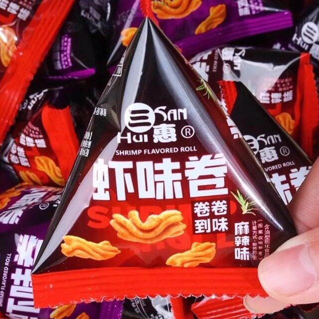 网红八爪烧虾味卷香酥脆休闲怀旧零食小吃锅巴独立包装尖角脆