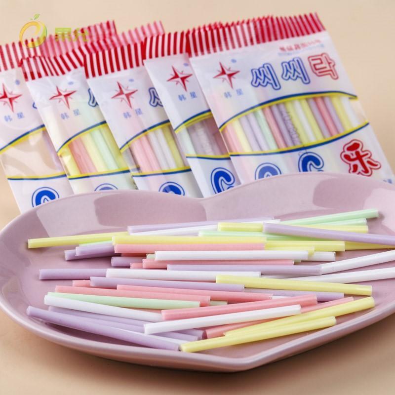 吸管糖粉网红儿童混合味8090儿时怀旧零食棒棒糖吸乐糖果休闲品