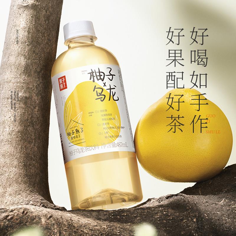 正宗梅子柚子果汁茶饮料48