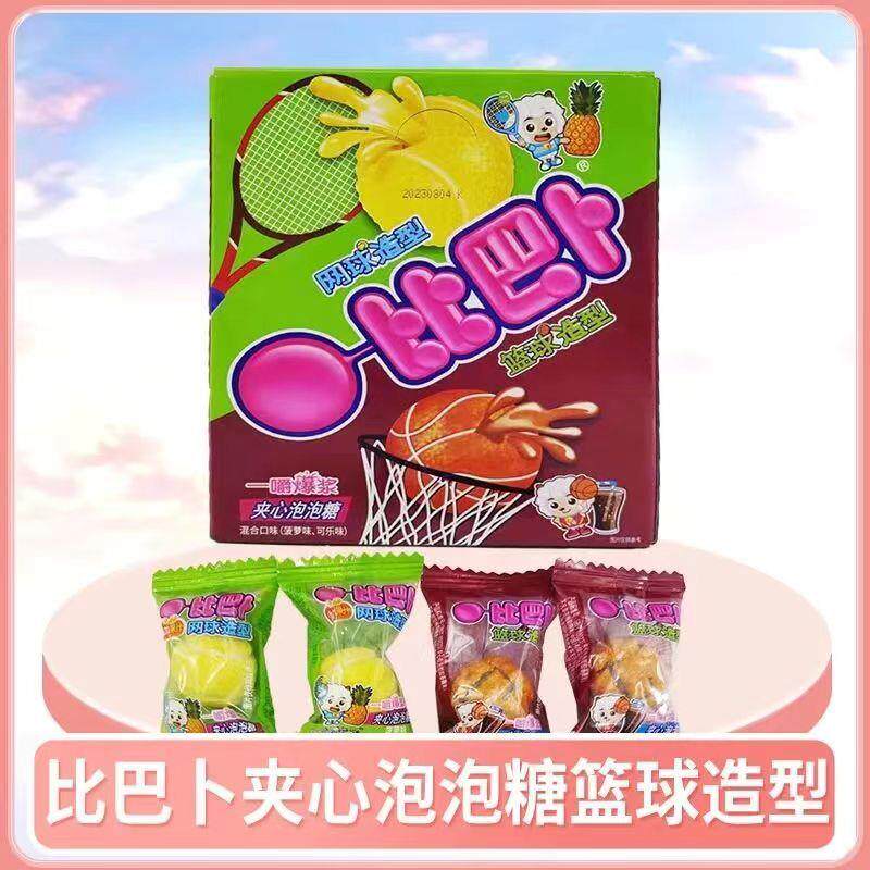 新货夹心泡泡糖菠萝可乐爆