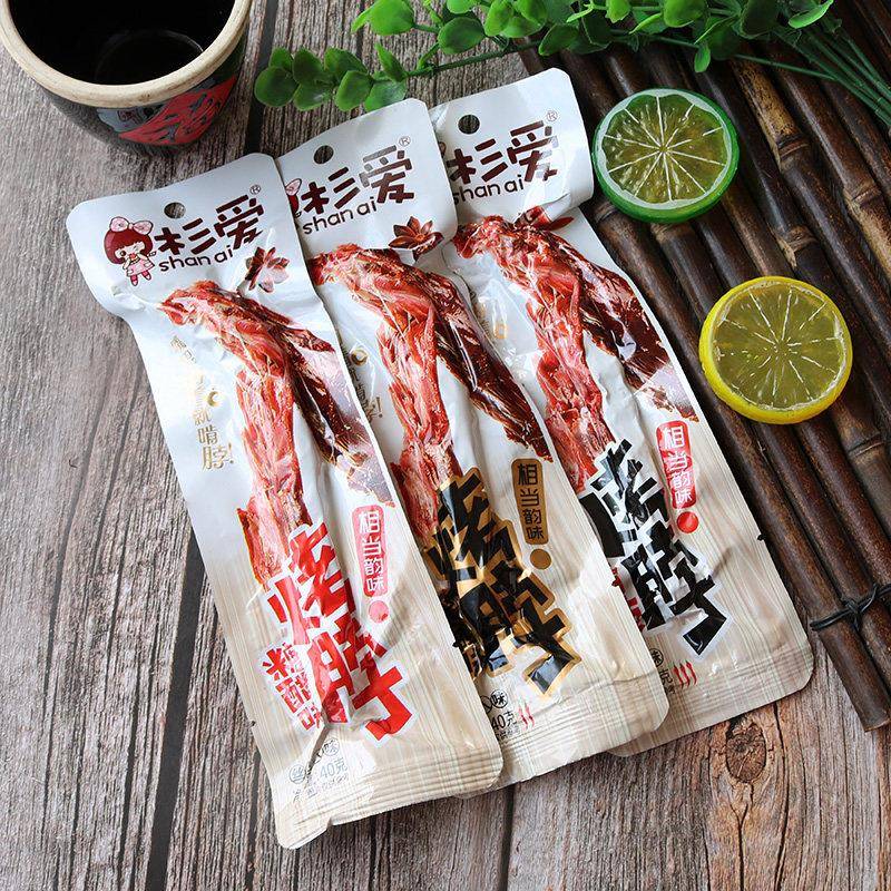 杉爱烤长鸡脖香辣鸡脖子卤味熟食零食麻辣鸡脖休闲 食品零食小吃