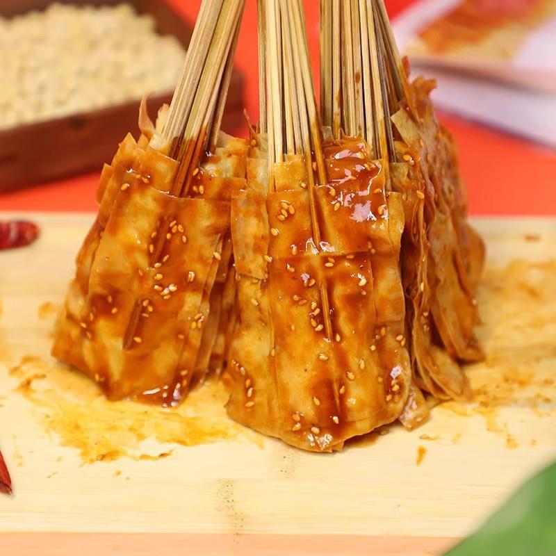 串多多怀旧豆皮串涮豆皮童年烫豆皮串东北老式豆皮串烧烤食材