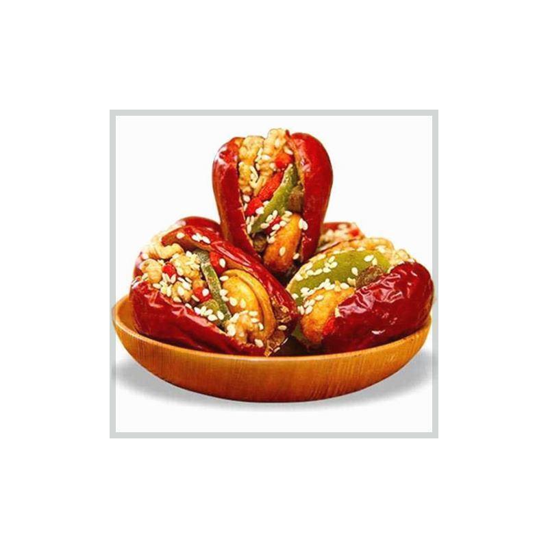 新货新疆包邮西藏红枣夹核桃1000g 什锦枣夹核桃芝麻猕猴桃干葡萄