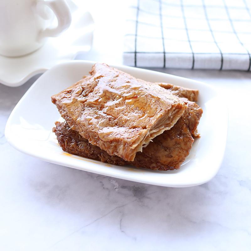正宗徽家烤素肉500g手撕豆腐干豆制品素牛排素食五香味零