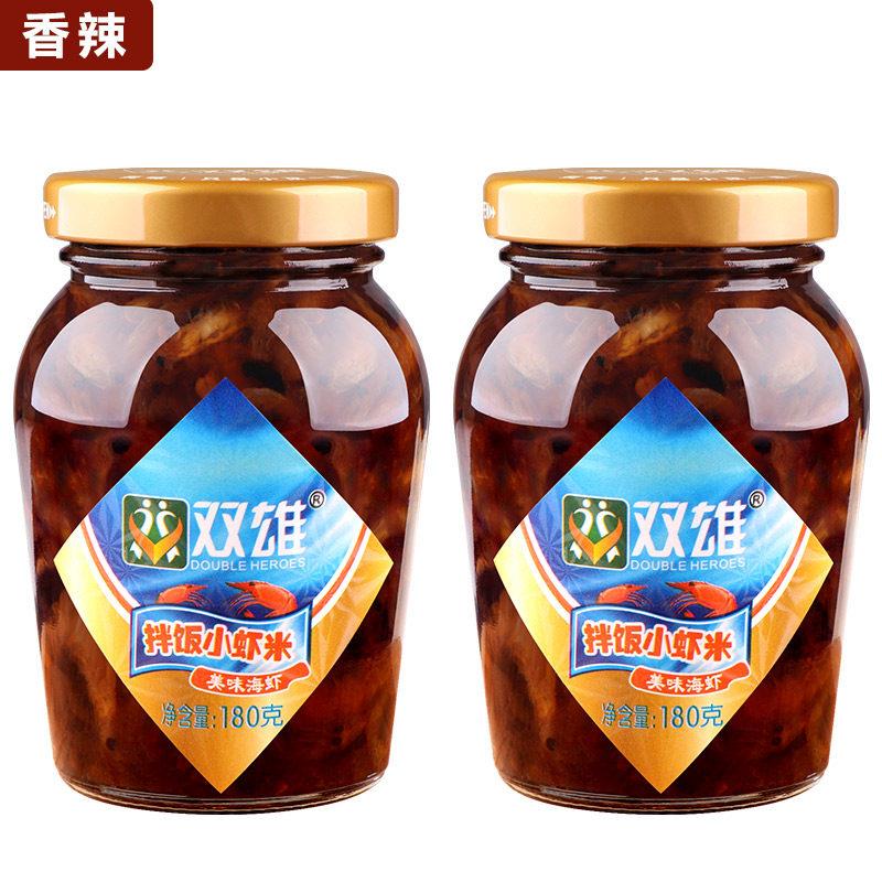 虾仁拌饭酱双雄拌海鲜香辣虾酱饭酱小虾米开味下饭菜拌面酱海米虾