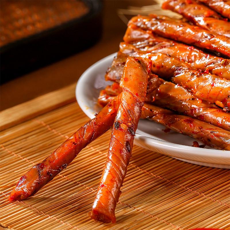 正宗周长江小豆条辣条8090后儿时怀旧麻辣零食平湖南特产豆筋休闲