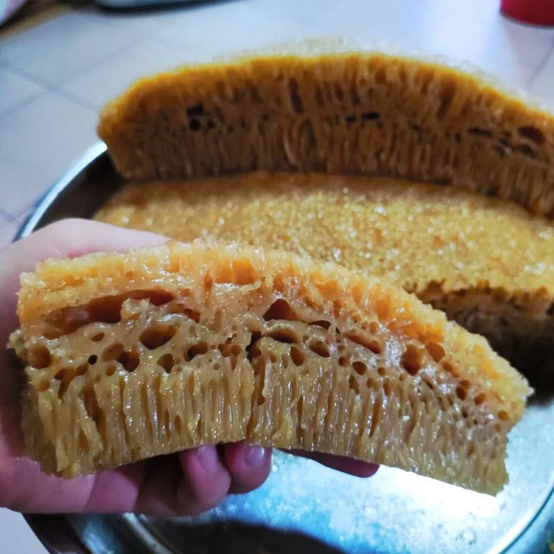 广西蜂窝红糖发糕米糕传统手工农家老式糕点龙游钦州特产发糕早餐