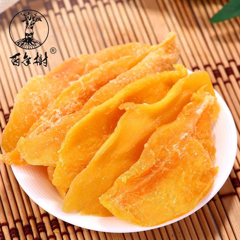百年树芒果干芒果肉小包酸甜适中网红同款小吃办公室零食蔬果干