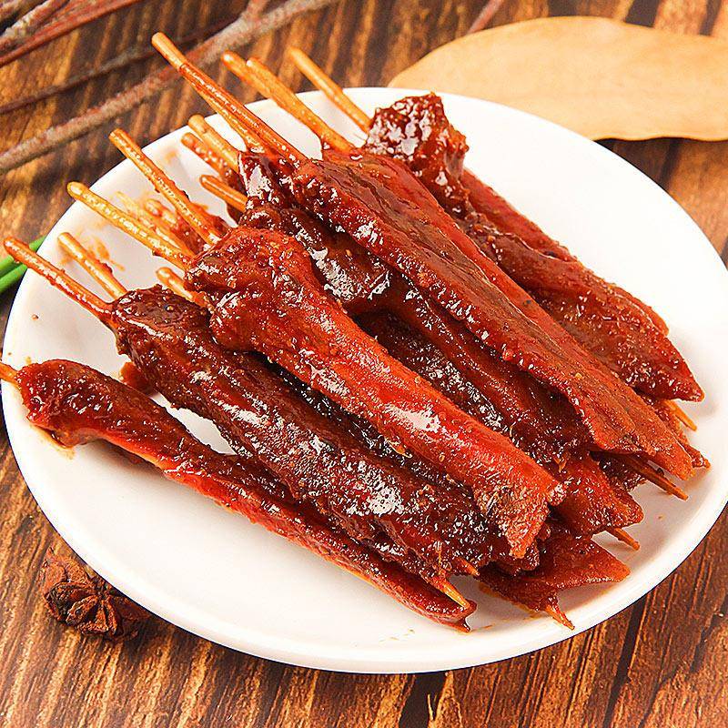 牙签肉乡里娃肉串黑山羊味肉干牙签肉食品大包湖南特产绝辣孜然小
