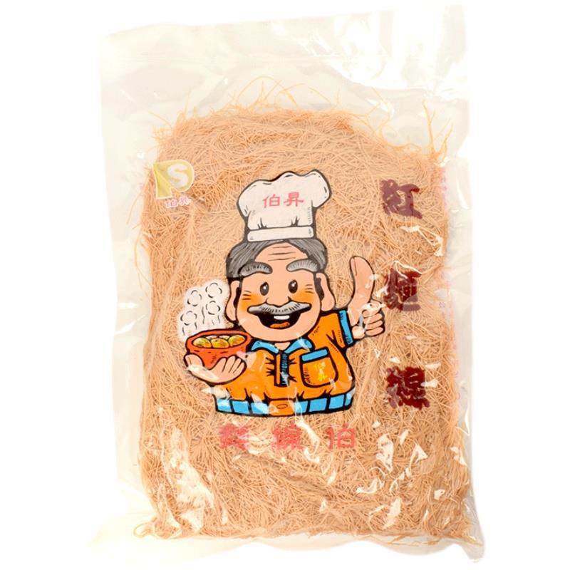 伯升台湾Q面线素食猪脚红面线阿宗蚵仔伯升面线糊1000g