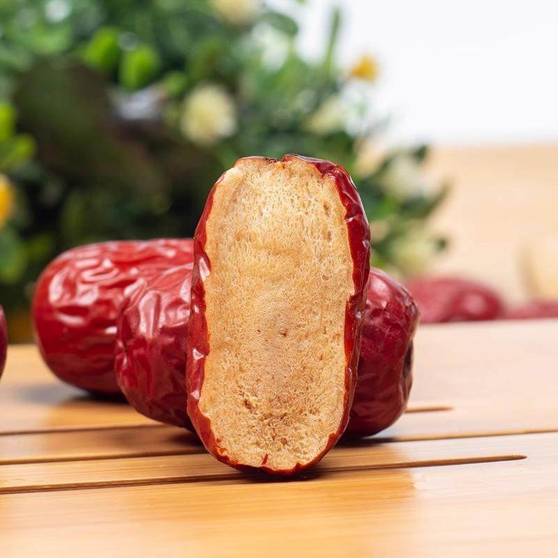 正宗新疆特级红枣和田大枣500g特大红枣干一级骏枣特产干果零食枣