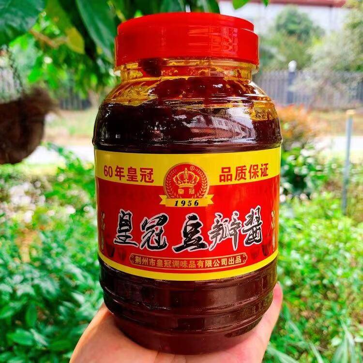 皇冠豆瓣酱湖北荆州沙市特产辣酱郭场鸡杜家鸡油焖大虾调味料500g