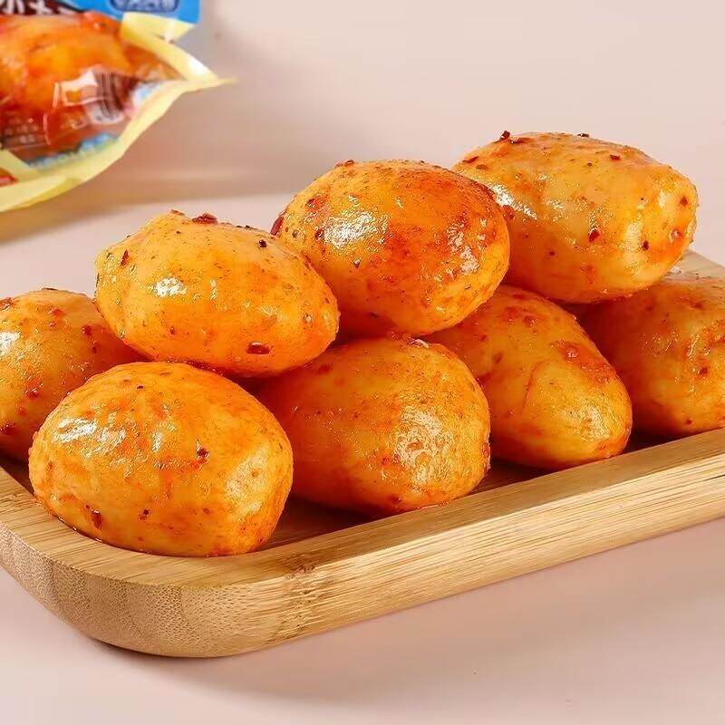 香辣麻辣烤土豆即食小土豆年货过年零食小下饭菜狼牙超火零食