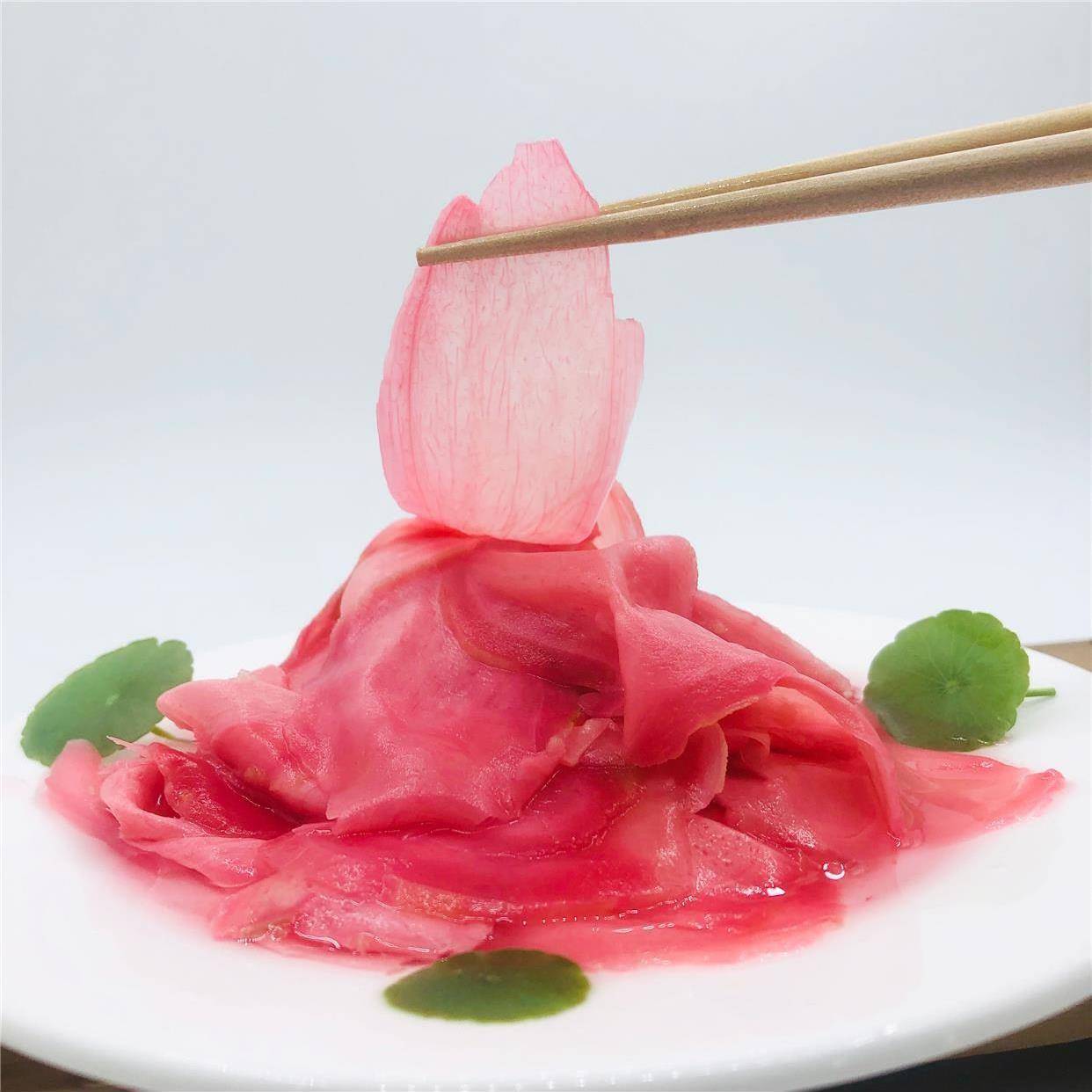 红姜片 日式料理姜片金印红姜片甘酥生姜寿司料理食材调味品1.5kg
