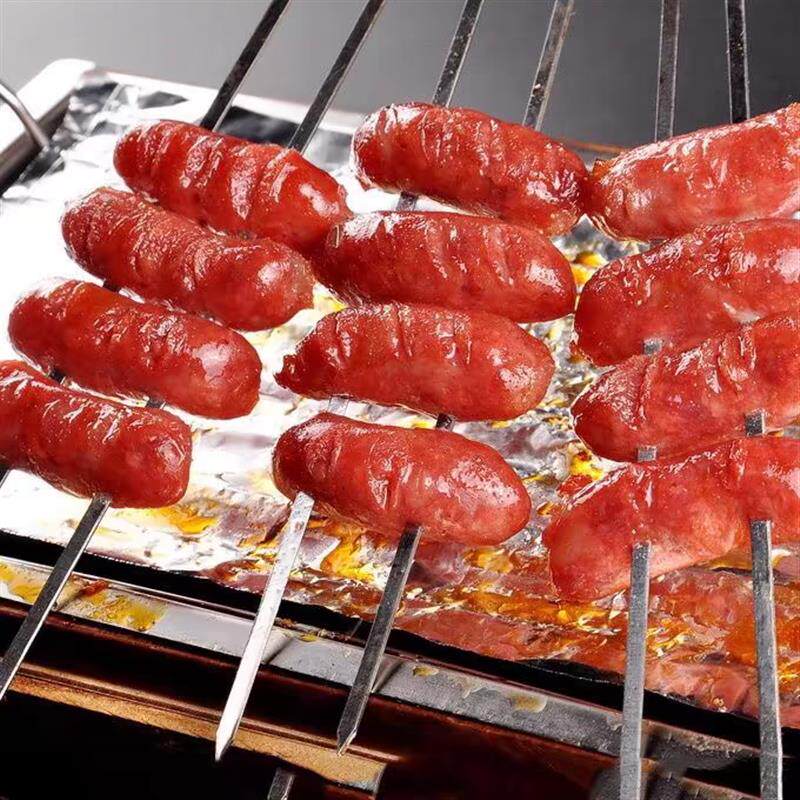 速发丫大厨烧烤香仔肠西安名小吃陕西特色肉肠台湾风味热狗夜