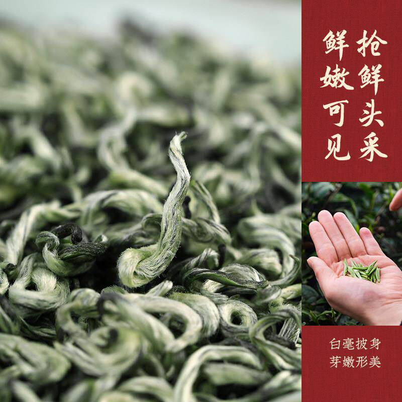 苏州产明前一级碧螺春茶叶 福茗源浓香型嫩芽绿茶 250g送礼用