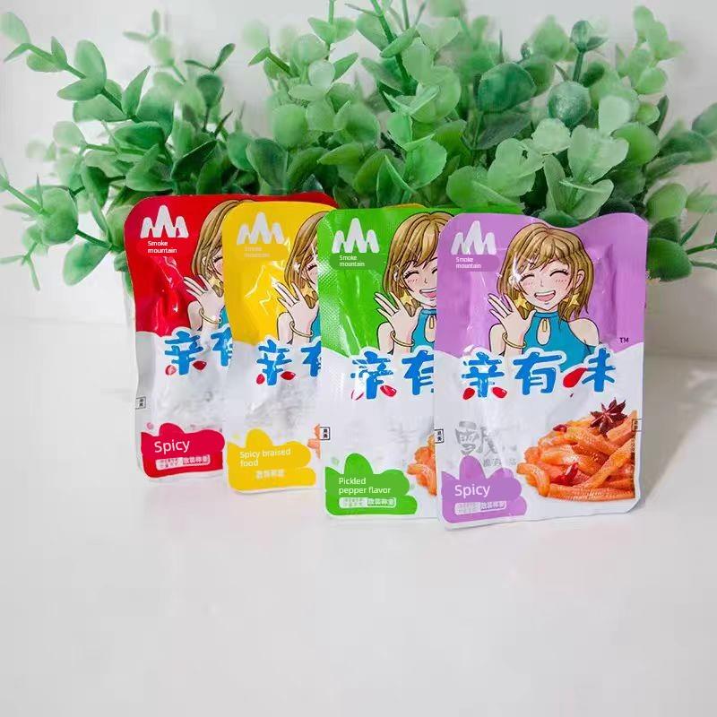 魔芋干烛山亲有味魔芋干陕西安康岚皋魔芋休闲零食礼袋素毛肚即食