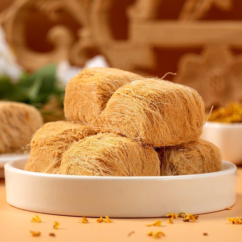 纯手工黄豆面 面龙须酥正宗麦芽糖丝丝糖老北京酥糖传统下午茶糕