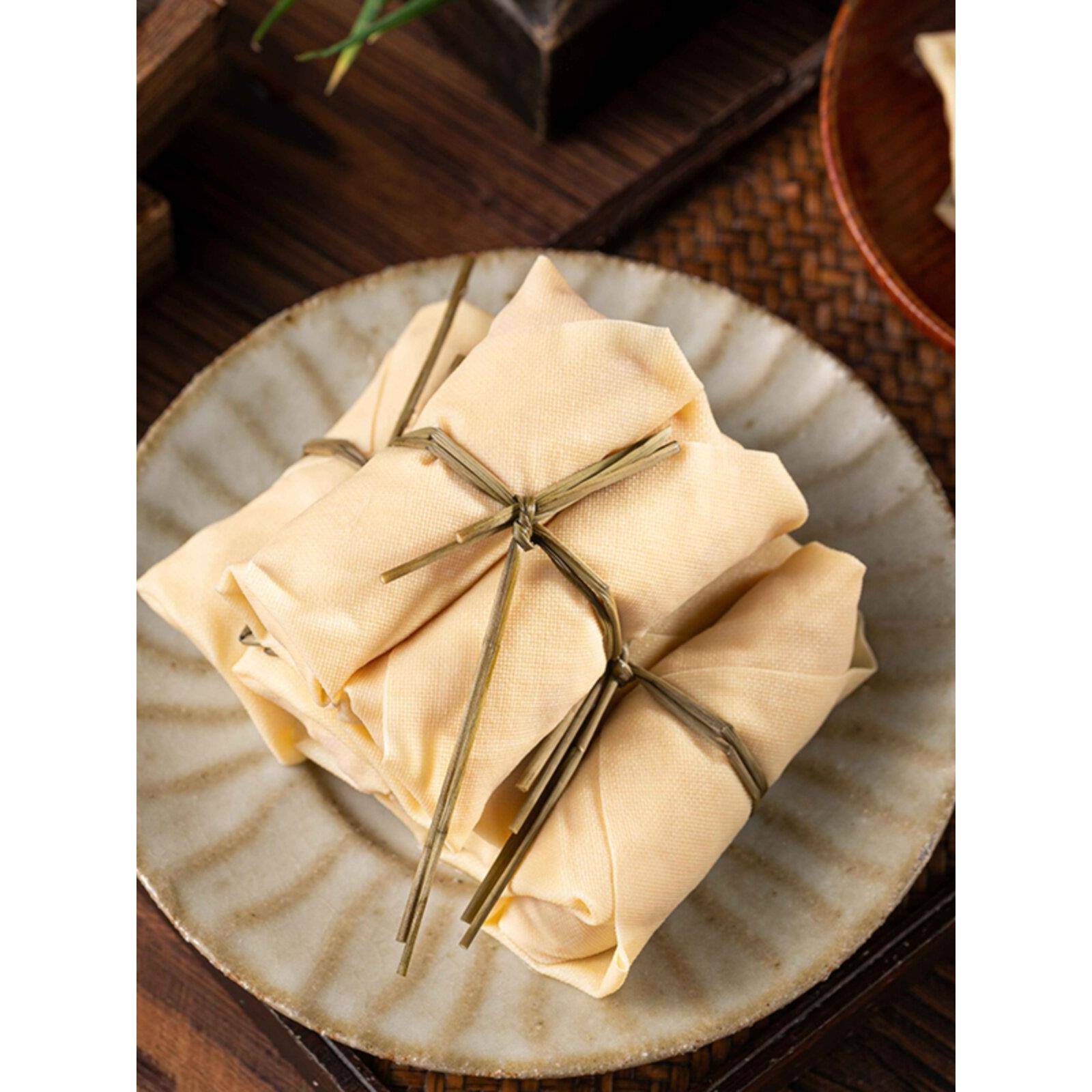 宁波特产鲜肉面结千张包速食早餐网红豆皮豆腐皮豆干私房菜方便菜