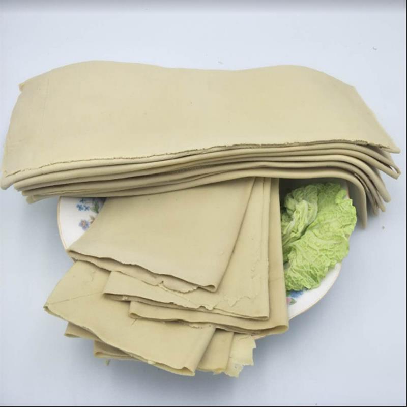 山东特产泰安新泰羊流纯手工豆腐皮咸味湿新鲜真空千张豆制品包邮