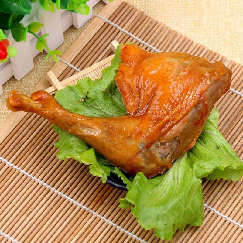 特之园盐水鸡腿盐焗味大鸡腿五香卤味熟食肉类休闲 小零食即食解