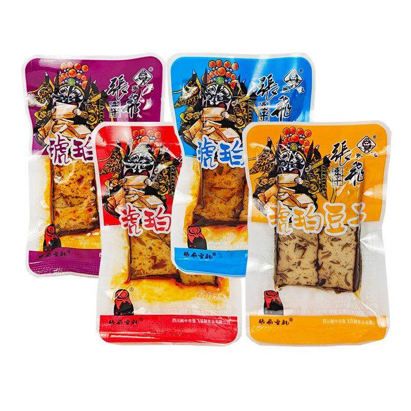 四川特产张飞豆干张飞琥珀豆干散装小包装卤香豆腐干成都风味零食