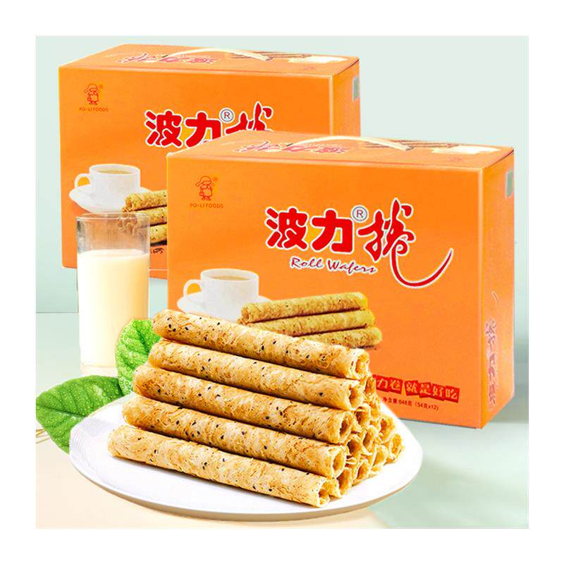 正宗鸡蛋卷网红零食手工饼干648g整箱礼盒蛋酥卷原味蛋卷早餐
