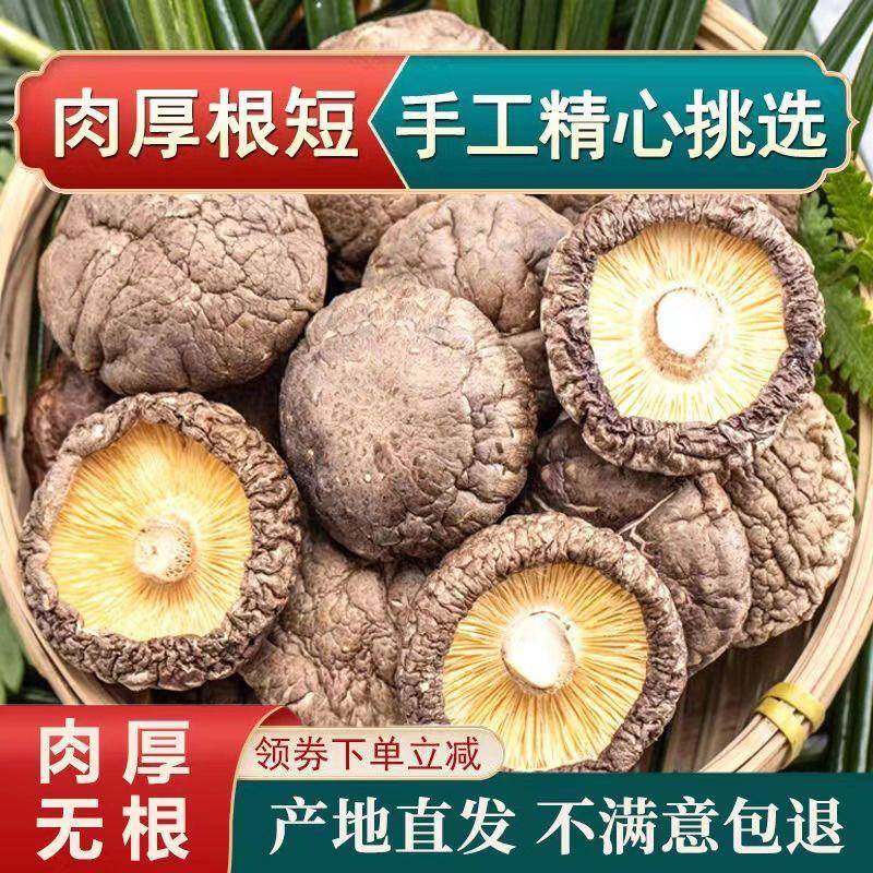 东北地产香菇500g干 干货商用特价散装野生小蘑菇菌菇香茹冬菇花