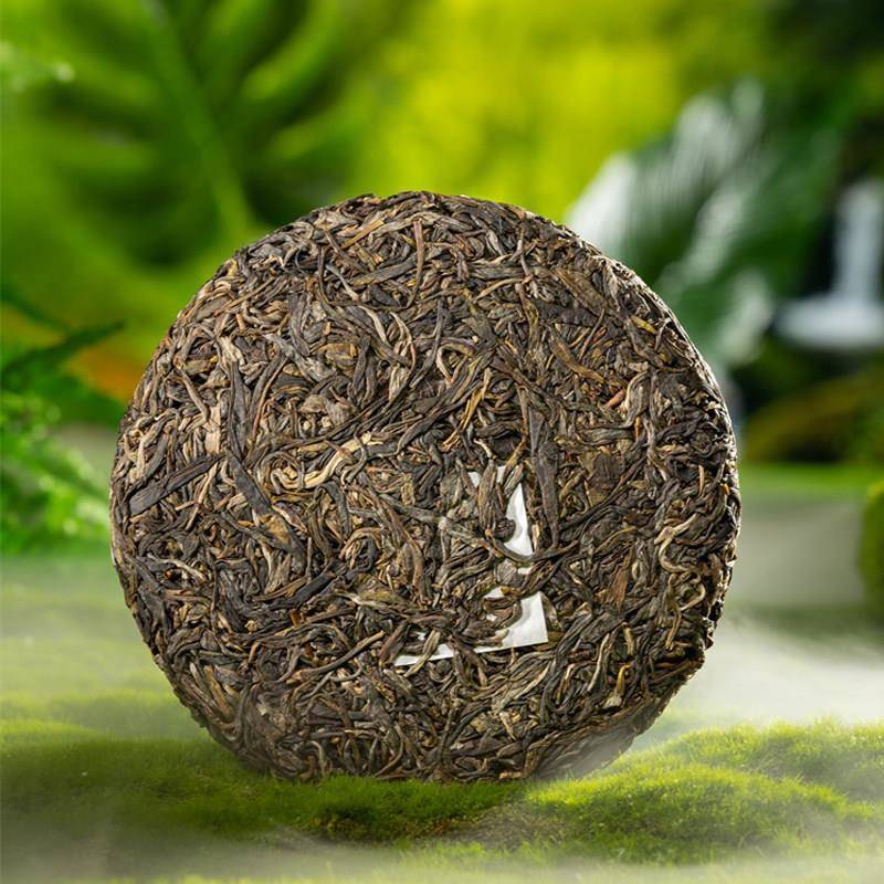 军武白板 普洱茶生茶饼蛮砖生普春茶云南茶叶饼茶200克