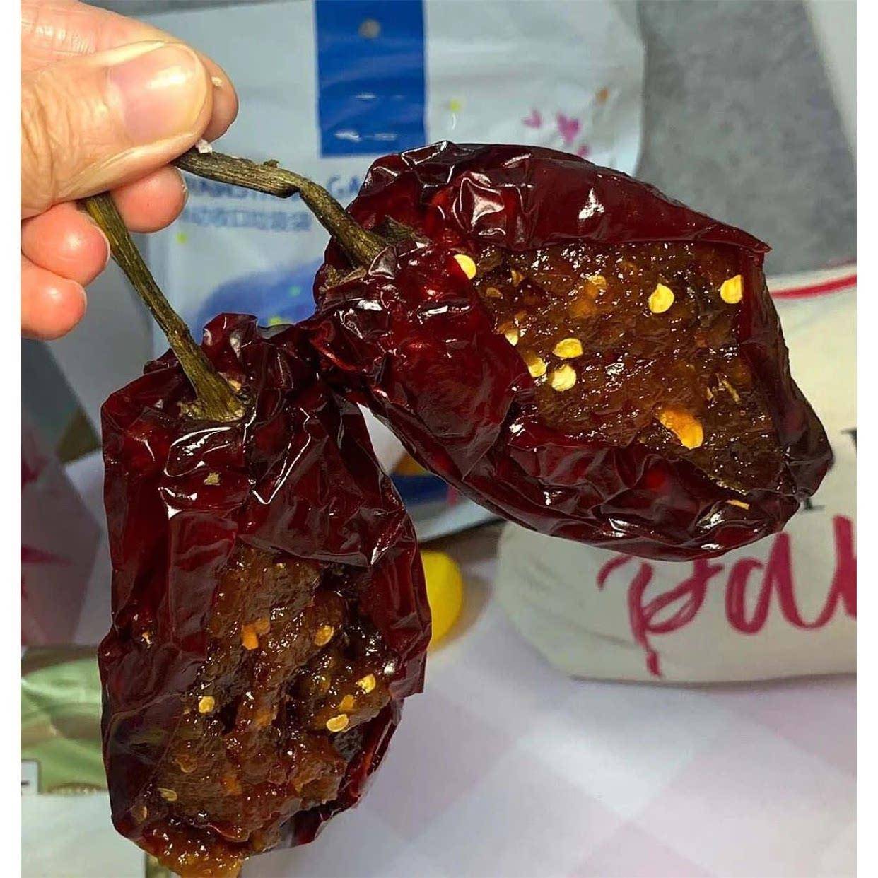 江西特产辣椒果干 干爆辣糯米馅上饶依夫糯叽特辣零食小吃一整颗