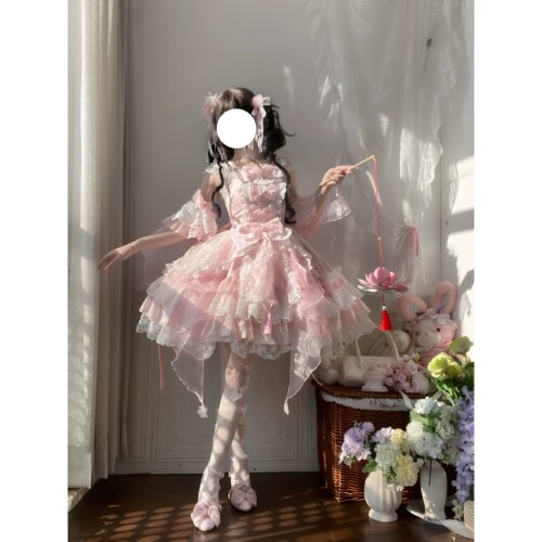 春水映梨花白糖少女洛丽塔现货