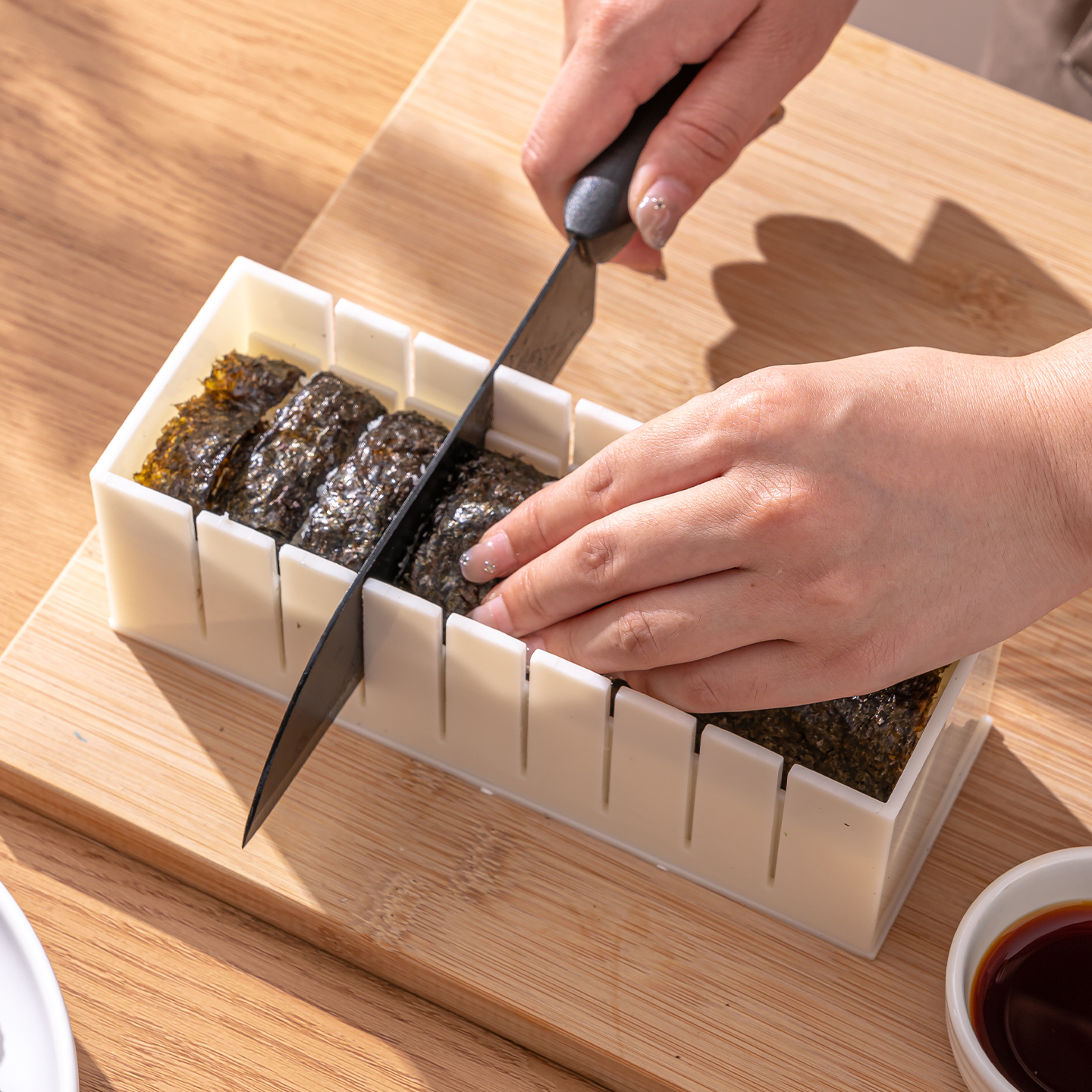 切寿司模具食品级紫菜包饭切割模具家用专用海苔饭团工具套装模型