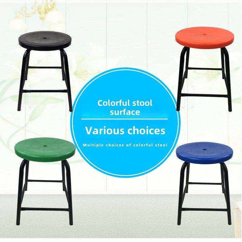 防静电凳子圆凳四脚加固圆凳车间员工工作凳子流水线凳子防静电椅