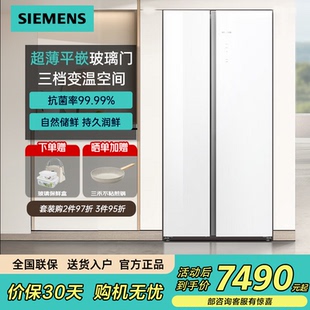 KA92EA220C 西门子超薄无界平嵌冰箱对开门512L一级能效家用嵌入式