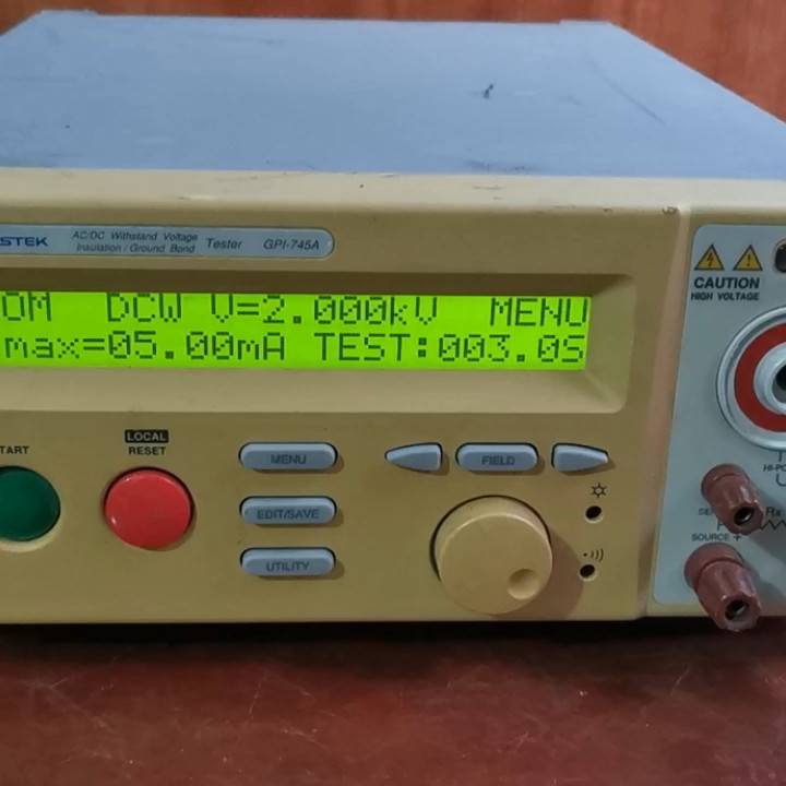 议价GW固纬GPI-745A安规测试仪绝缘耐压可维修