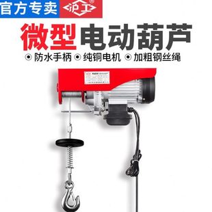 微吊机220微型电动葫芦V设备电家用两相配提升机电动电套沪工