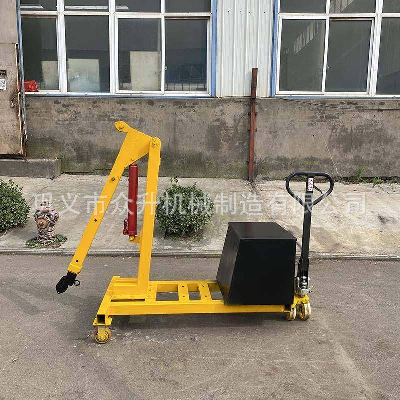 注塑车间吊模具用手动自动吊车小型移动吊机手动液压500kg吊车