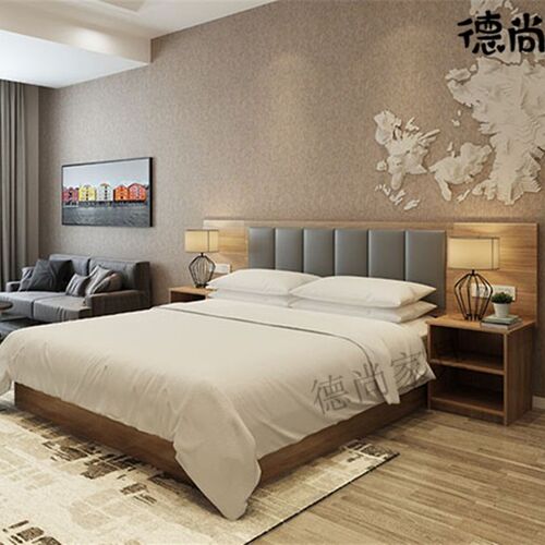 成都酒店宾馆家具成全套标间床单人套房单身公寓床箱架衣柜电视柜