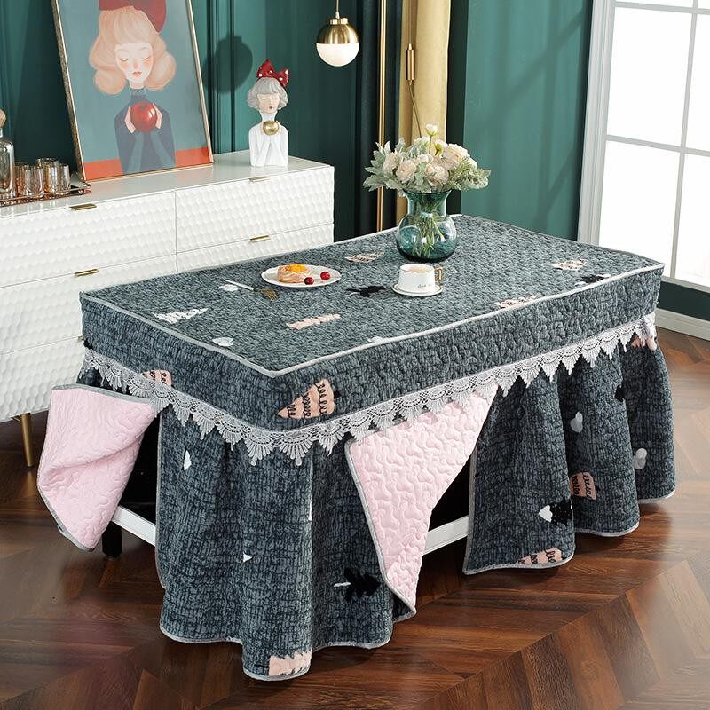 桌子罩套烤火方形取暖加厚电炉绒长桌加茶几桌布电新款炉火冬天烤,居家布艺,微波炉罩,淘宝优惠券,粉丝福利购,淘宝优惠卷