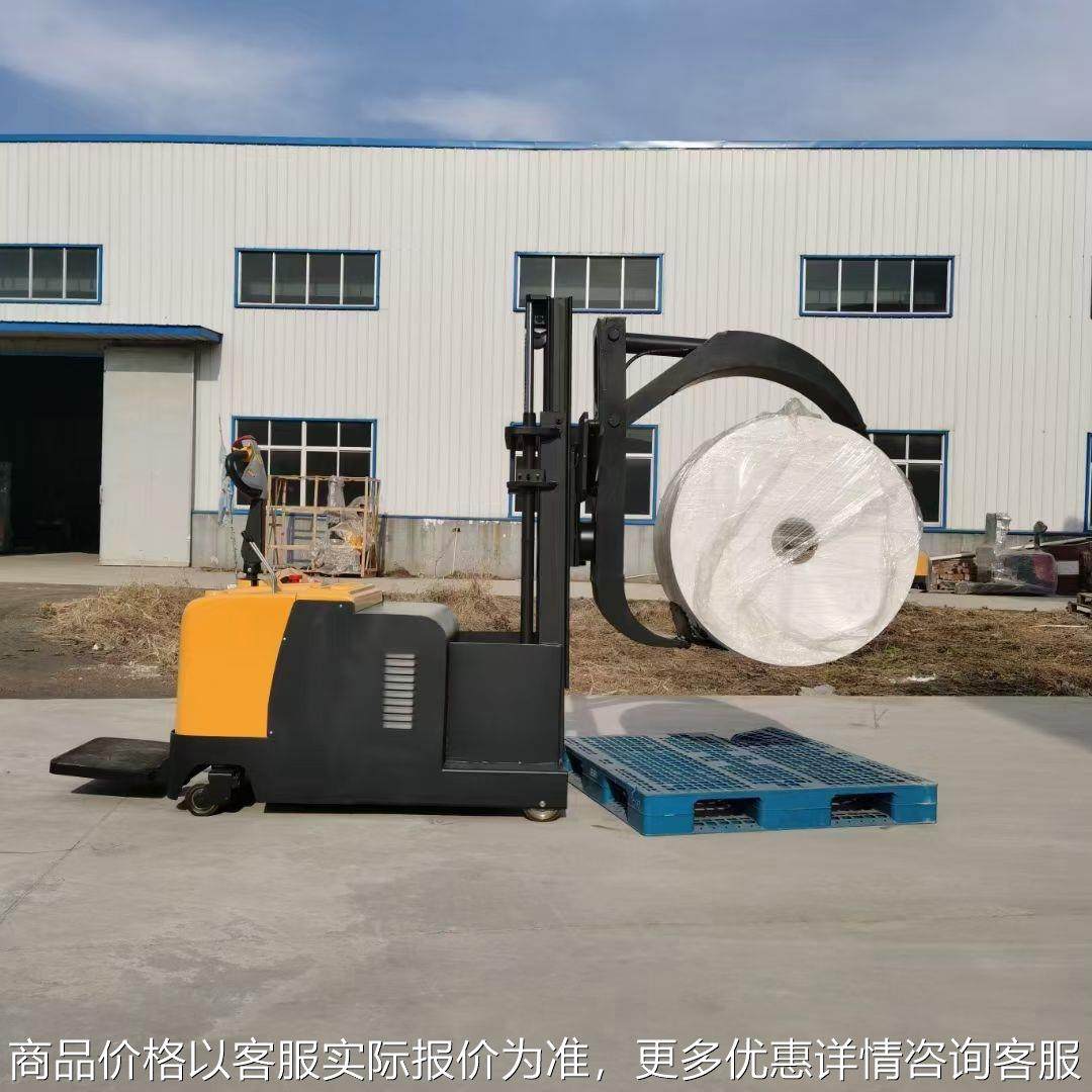 夹抱站驾式全电动抱夹堆高车圆形货物装卸升高车纸卷搬运液压叉车,商业/办公家具,堆高车,淘宝优惠券,粉丝福利购,淘宝优惠卷