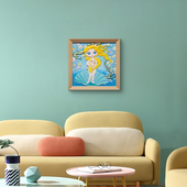 玩作数字油画diy填色浮雕手绘油画成人纯手工自己画创意高档礼品