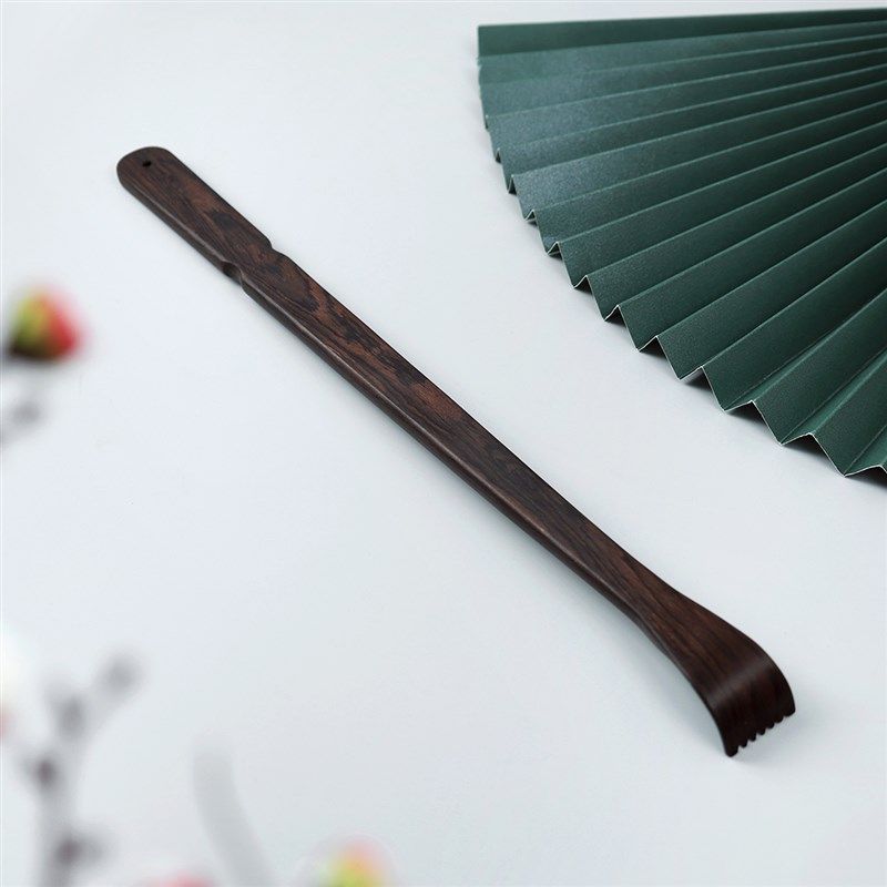 一体三角齿加宽紫光檀木痒痒挠 实木无漆老头乐 抓背挠痒痒不求人