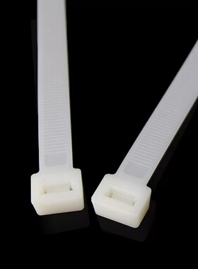 自锁式尼龙扎带8x400 塑料扎带 大号白色高强度扎带5.1mm*400mm