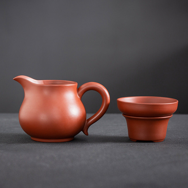 大红袍紫砂公道杯茶漏组合一体分茶器家用大容量茶海过滤茶具配件,餐饮具,公道杯,淘宝优惠券,粉丝福利购,淘宝优惠卷