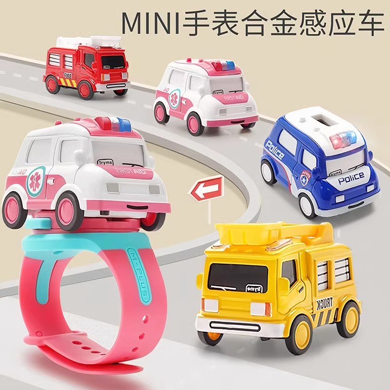 儿童手表玩具车合金卡通电子表
