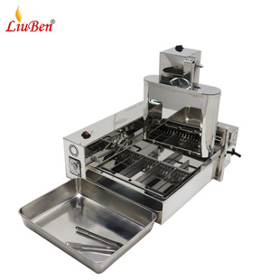 商用台式 多拿滋电动波提电炸锅 迷你型自动四排甜甜圈油炸机