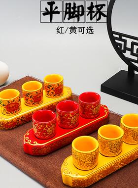 佛具招财瓷描金浮雕莲花